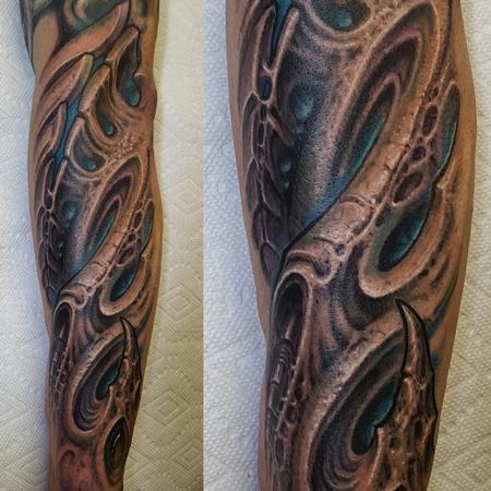 Tattoos - Biomech forearm - 126735